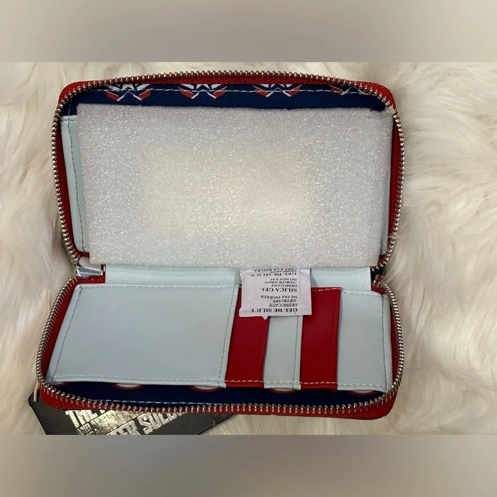 “Set” Loungefly Marvel Falcon Captain America Cosplay Mini Backpack and Wallet